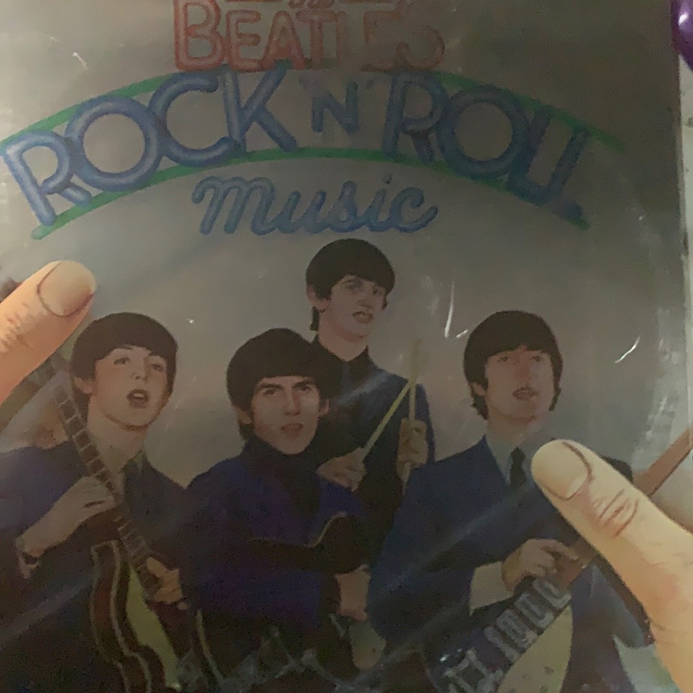The Beatles rock and roll music vinyl discs